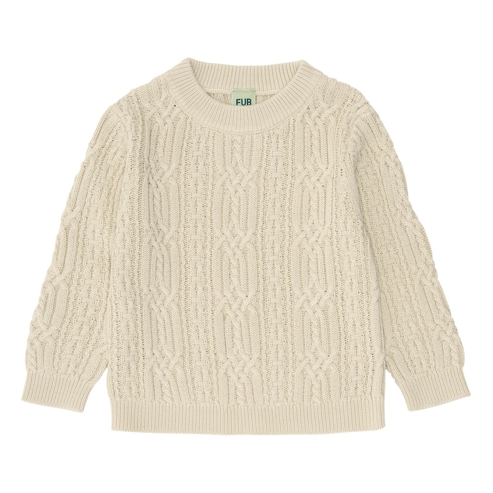 FUB Ecru Structure Sweater